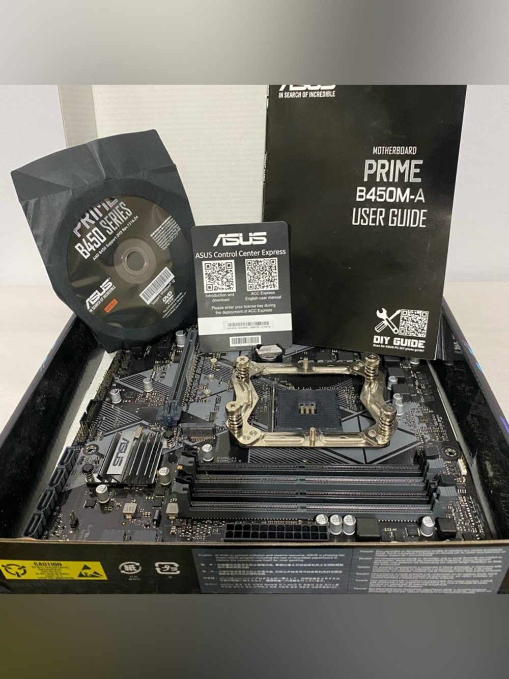 ASUS PRIME B450M-A  AM4 MOTHERBOARD  - Parts Only